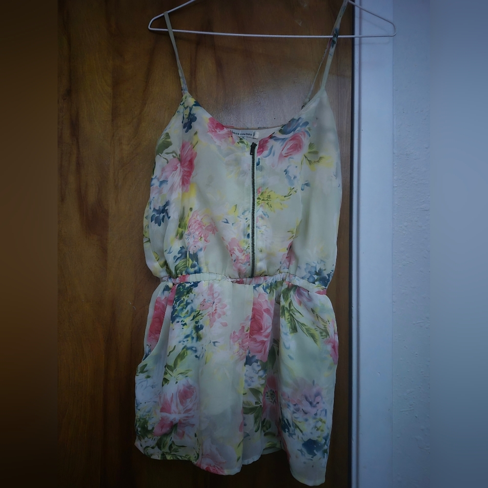 Lucca Couture XS Multicolor Floral Romper